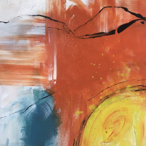 Kinetic Vibrancy 60x50cm